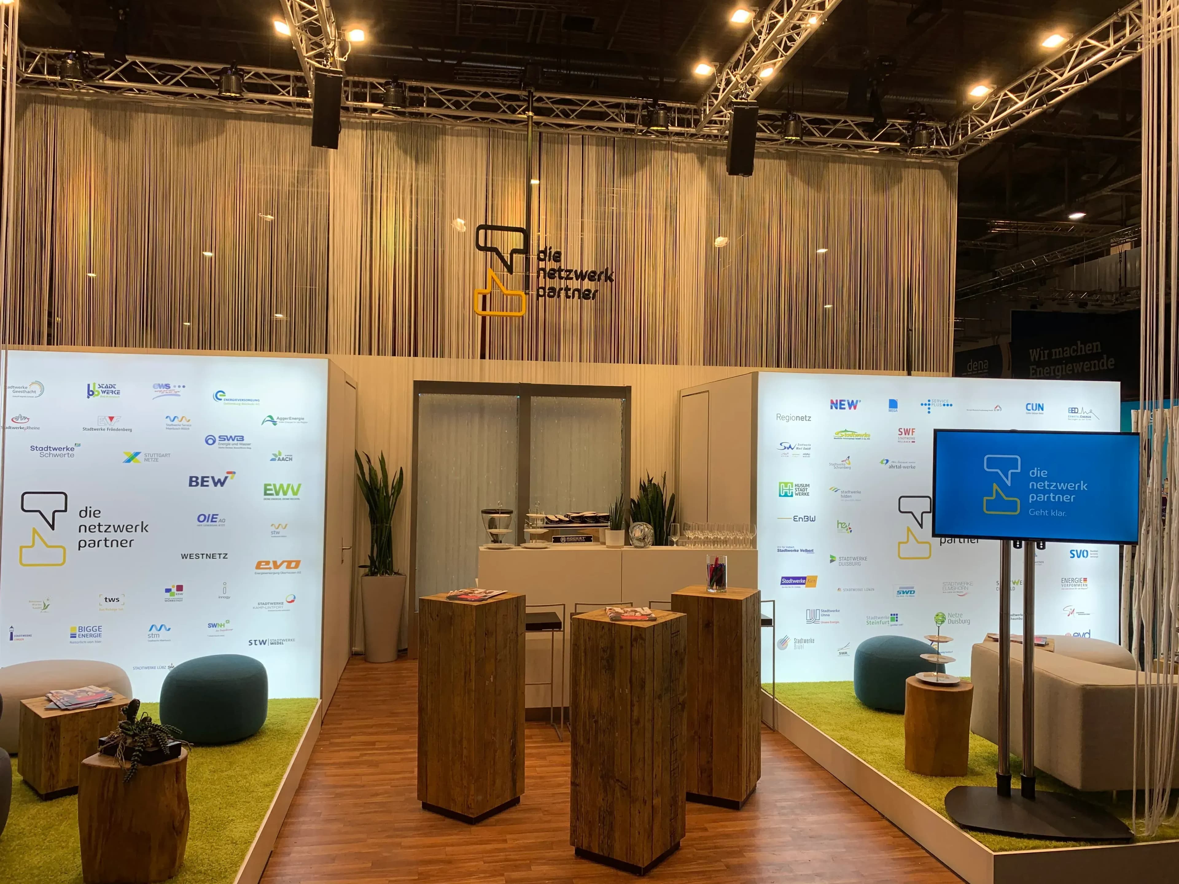 Messeausstattung in Münster #LED Wand #Eventtechnik #LCD Display mieten