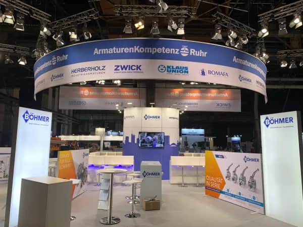 Messeausstattung in Münster #LED Wand #Eventtechnik #LCD Display mieten
